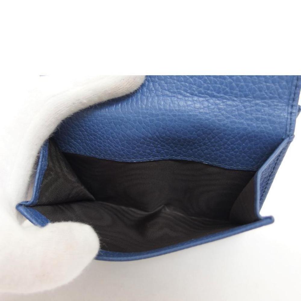 Gucci Interlocking G W Hook Bi-Fold Wallet Blue - image 7
